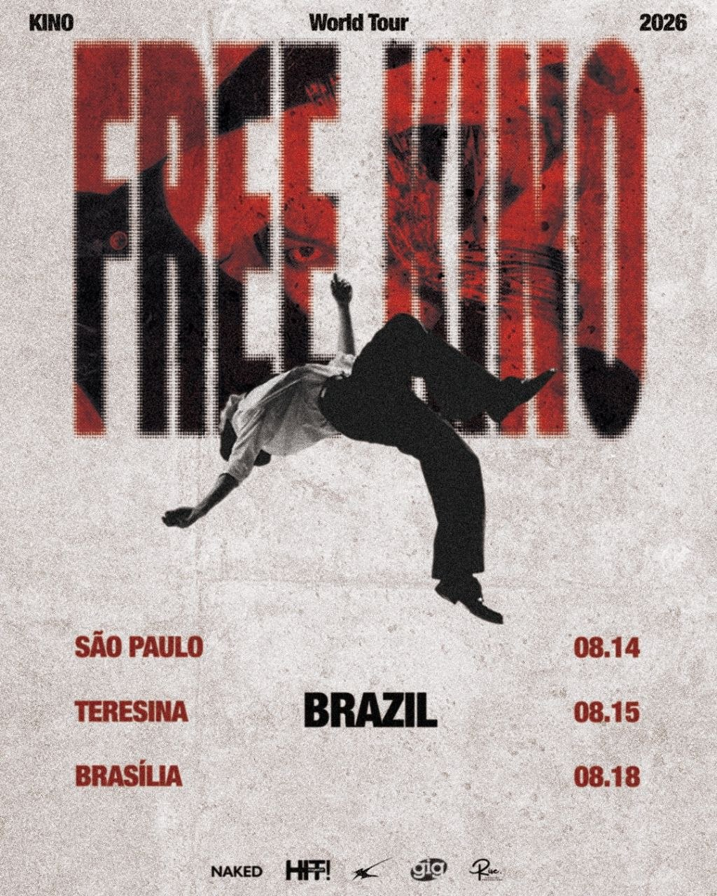 Capa do artigo: KINO chega ao Brasil na próxima semana com a turnê "FREE KINO"